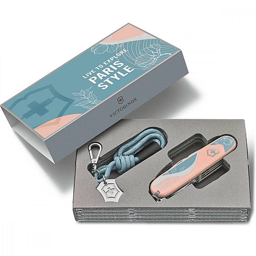Ніж Victorinox Companion Paris Style 91мм/16функ/рожевий