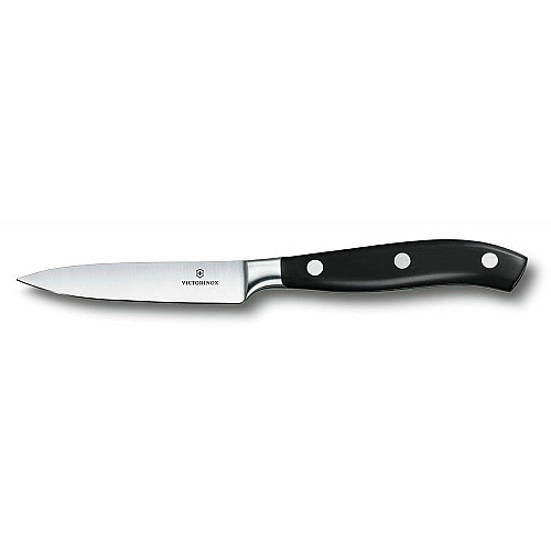 Кухонний ніж Victorinox Grand Maitre Carving Vx7.7203.10G, 10 см, з чорн. ручкою, в подар.уп.