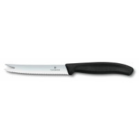 Кухонний ніж Victorinox SwissClassic Cheese&Sausage Vx6.7863, 11 см, з чорн. ручкою