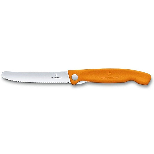 Кухонный нож Victorinox SwissClassic Foldable Paring, 11 см, из помар. ручкой, блистер