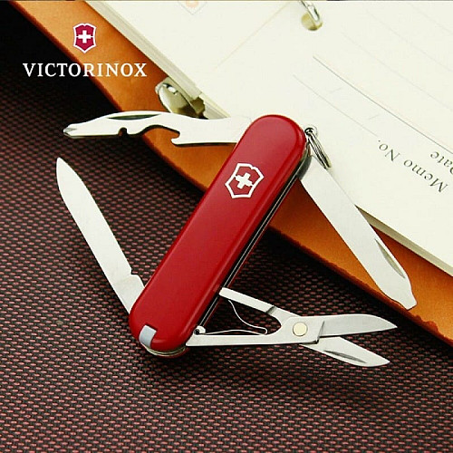 Ніж Victorinox Rambler 58мм/10функ/червоний