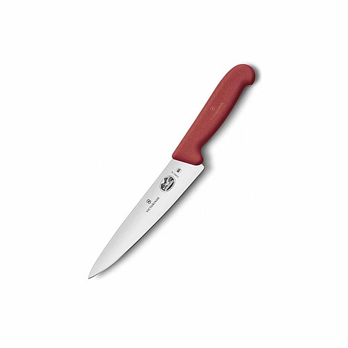 Кухонный нож Victorinox Fibrox Kitchen, 15 см, из черв. ручкой