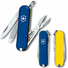 Ніж Victorinox Classic SD Ukraine 58 мм/7 функцій/синьо-жовтий