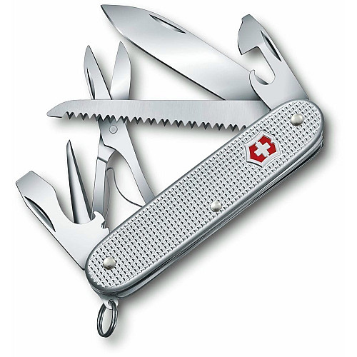 Ніж Victorinox Farmer X 93мм/10функ/рифл/сріблястий