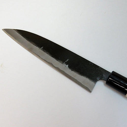 Нож кухонный Hanakumagawa Kurouchi, Shirogami steel #2, 165 мм (4580149741096)