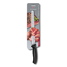 Кухонний ніж Victorinox SwissClassic Slicing, 25 см, з чорн. ручкою, блістер