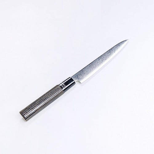Нож кухонный Paring 150 мм лезвие,63HRC, ZA18 (C1,2, Cr18, Mo1,5, V0.25, Со1,8) Дамаск 69, HONMAMON (1113995)