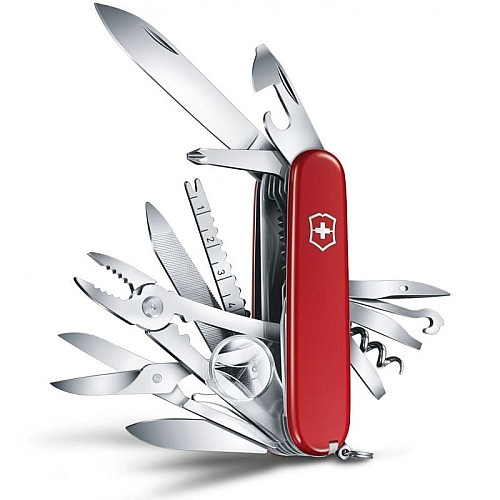 Нож Victorinox Swisschamp 91мм/33функ/красный