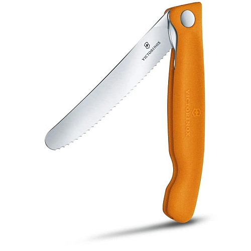 Кухонный нож Victorinox SwissClassic Foldable Paring, 11 см, из помар. ручкой, блистер
