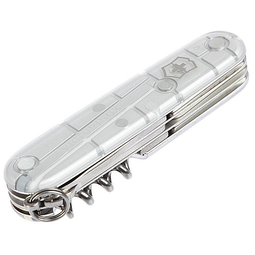 Ніж Victorinox Climber 91мм/14функ/прозорий срібний