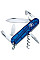 Ніж Victorinox Spartan 91мм/12функ/прозорий синій