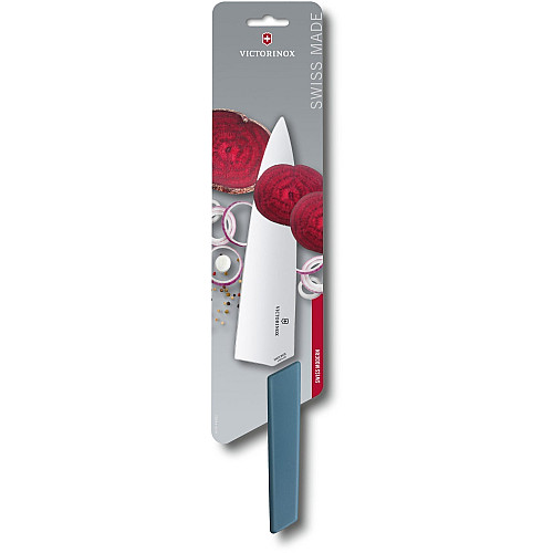 Кухонный нож Victorinox Swiss Modern Carving, 20 см, с отпрыском. ручкой, блистер