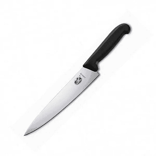 Кухонный нож Victorinox Fibrox Carving, 25 см, черный. ручкой
