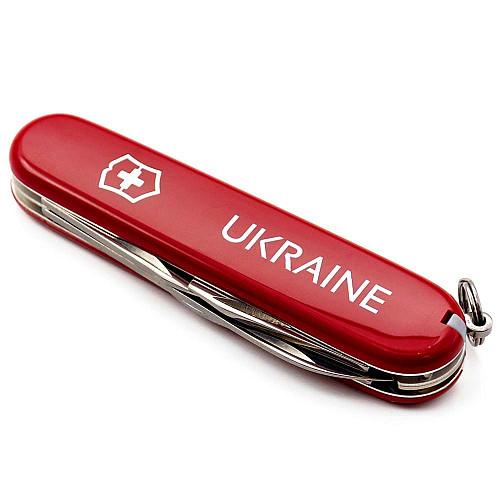 Нож Victorinox Spartan Ukraine 91мм/12функ/Ukraine белый/красный