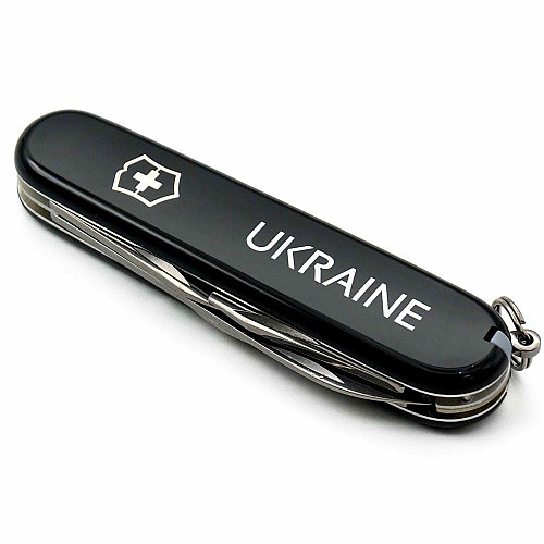 Нож Victorinox Spartan Ukraine 91мм/12функ/Ukraine белый/черный
