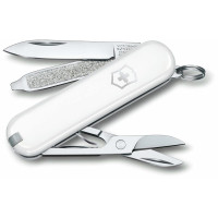 Ніж Victorinox Classic SD Colors Falling Snow Vx0.6223.7G 58 мм/7 функцій/біл.