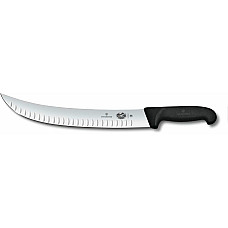 Кухонный нож Victorinox Fibrox Butcher Vx5.7323.31, 31 см, с черн. ручкой