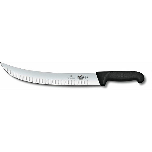 Кухонный нож Victorinox Fibrox Butcher Vx5.7323.31, 31 см, с черн. ручкой