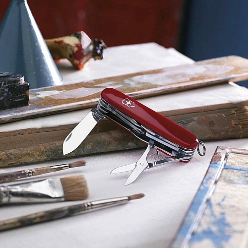 Ніж Victorinox Explorer 91мм/16функ/червоний