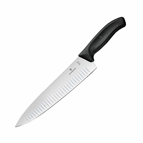 Кухонний ніж Victorinox SwissClassic Carving, 25 см, з чорн. ручкою, блістер
