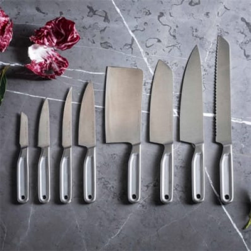 Ніж Santoku Fiskars All Steel, 17 см, сріблястий (1062884)