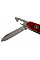 Ніж Victorinox Spartan 91мм/12функ/прозорий червоний