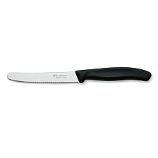 Кухонний ніж Victorinox SwissClassic Tomato&Table, 11 см, з чорн. ручкою