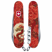 Ніж Victorinox Climber Zodiac 91мм/14функ/Китайський червоний дракон/червоний