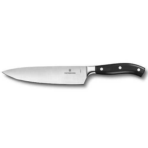 Кухонний ніж Victorinox Grand Maitre Chef's, 20 см, з чорн. ручкою, в подарунковому пакуванні