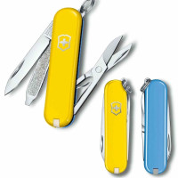Ніж Victorinox Classic SD Ukraine 58 мм/7 функцій/жовто-блакитний