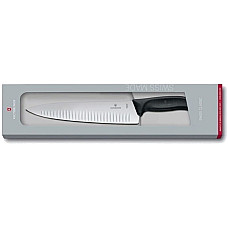 Кухонний ніж Victorinox SwissClassic Carving, 25 см, з чорн. ручкою, в подарунковому пакуванні