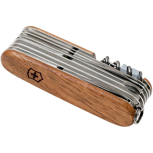 Ніж Victorinox Swisschamp Wood 91 мм/29 функ/коричневий