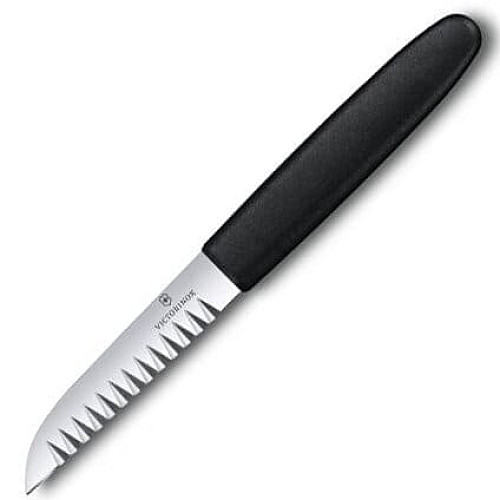 Нож Victorinox Decorating, 8,5 см, черный. ручкой