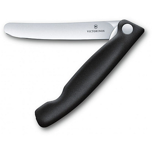Кухонный нож Victorinox SwissClassic Foldable Paring, 11 см, черный. ручкой, блистер