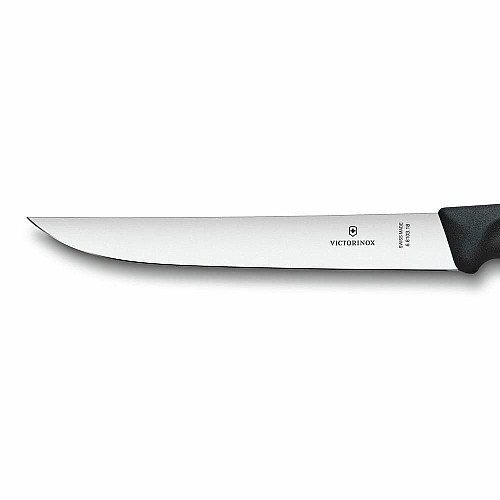 Кухонний ніж Victorinox SwissClassic Carving, 18 см, з чорн. ручкою, блістер
