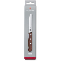 Кухонний ніж Victorinox Wood Tomato 5.0830.11G, 11 см, з дерев. ручкою, у подар.уп.