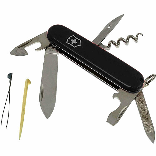 Нож Victorinox Sportsman 84мм/13функ/черный