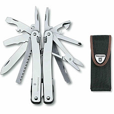 Мультитул Victorinox Swisstool Spirit X 105мм/24функ + чорний нейлоновий чохол