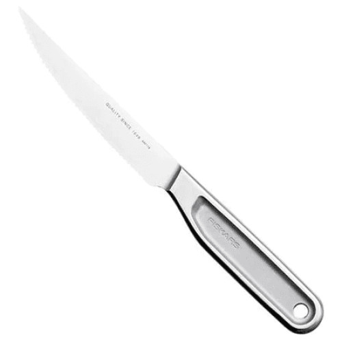 Ніж для томатів Fiskars All Steel, 12 см, сріблястий (1062888)