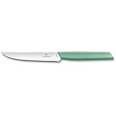 Кухонний ніж Victorinox Swiss Modern Steak&Pizza, 12 см, із м'ятн. ручкою