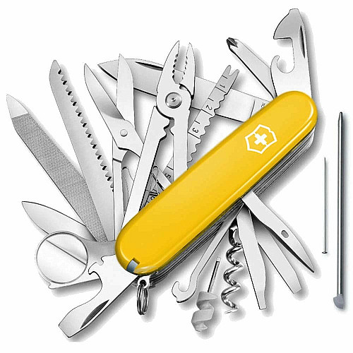 Нож Victorinox Swisschamp 91мм/33функ/желтый
