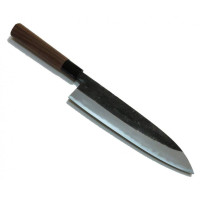 Ніж кухонний Gyuto (ШЕФ) 210 мм лезо, Aogami #2, HONMAMON (4573200701528)