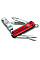Ніж Victorinox NailClip 580 65мм/8функ/прозорий червоний