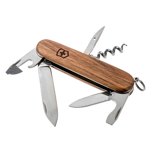 Нож Victorinox Spartan Wood 91мм/10функ/орех, блистер
