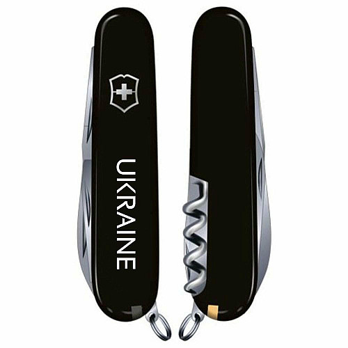 Нож Victorinox Spartan Ukraine 91мм/12функ/Ukraine белый/черный