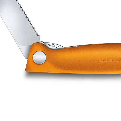 Кухонный нож Victorinox SwissClassic Foldable Paring, 11 см, из помар. ручкой, блистер