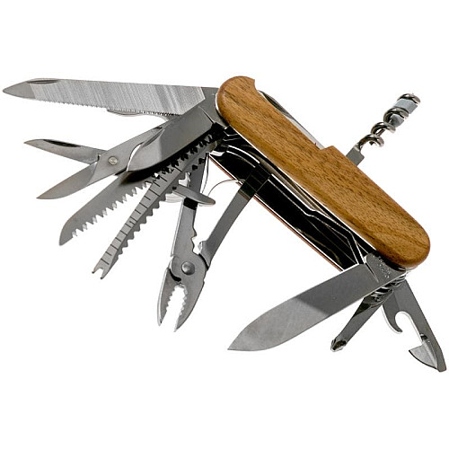 Ніж Victorinox Swisschamp Wood 91 мм/29 функ/коричневий