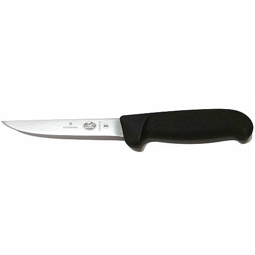 Кухонный нож Victorinox Fibrox Boning Vx5.6103.12, 12 см, черный. ручкой