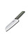 Кухонный нож Victorinox Swiss Modern Santoku, 17 см, рифл., зел. ручкой, блистер