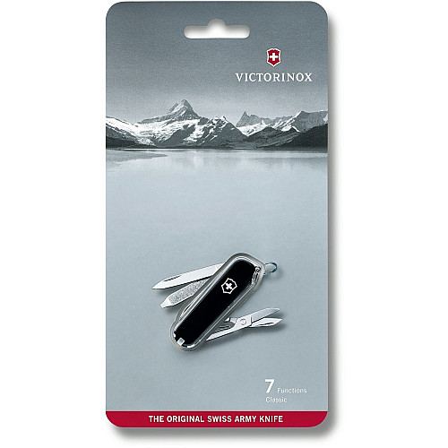 Ніж Victorinox Classic SD Vx06223.3B1 58 мм/7 функций/чорн. (блістер)